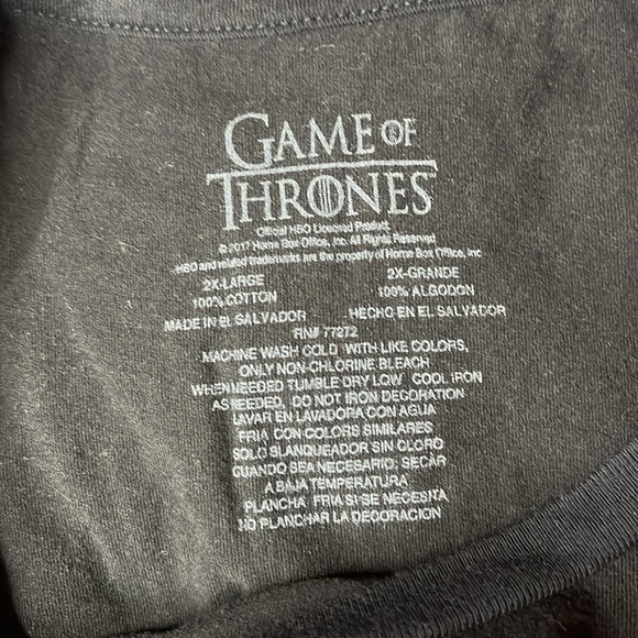 GAME OF THRONES HOUSE TARGARYEN SHIRT - Picture 3 of 3